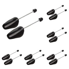 6 Pairs Plastic Shoe Trees for Men Black Men Black 6