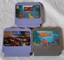 3 jeux VTech VSmile Disney Nemo 🐟Ratatouille 🐀Le Roi Lion lion🦁