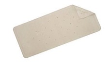 Croydex Rubagrip Large White Anti Slip Rubber Bath Mat - 90cm X 37cm