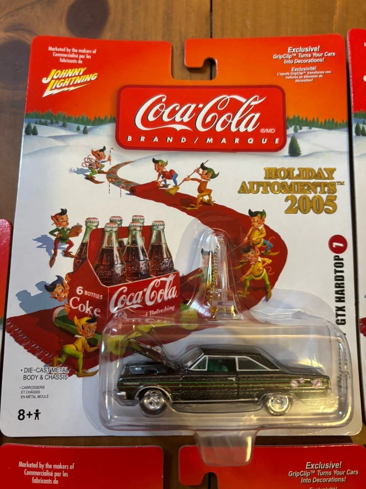 Coca-Cola Johnny Lightning Holiday Automents 2005 Lot of 6 NIP - Image 2 of 4