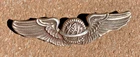 WW2 US Army Military Navigator Wing Insignia Pin  Miniature Meyer Shirt Size