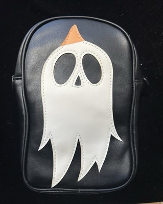 Ghost Crossbody Bag Halloween 9'' Adjustable Bag Strap