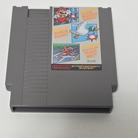 Super Mario Bros / Duck Hunt / World Class Track Meet (NES) Tested and w/ Sleeve