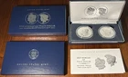 2025-S Morgan & Peace Reverse Silver Proofs. 2-Coins Set. OGP/COA. 1.88 oz. Ag.