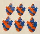 vintage G.I. GI JOE gijoe ALLEY VIPER SHIELD LOT x6 weapons parts FREE SHIP