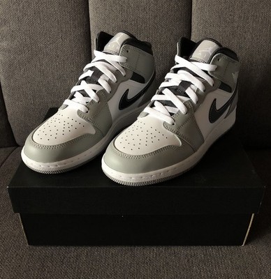 Nike Air Jordan 1 Mid GS Anthracite / Light Smoke Grey US6,5Y = EU39 
