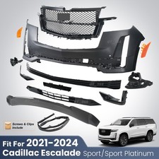 Front Bumper Cover Grille Assembly For 2021 2022 2023 2024 Cadillac Escalade