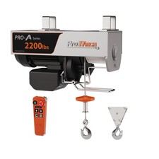 1 ton 2200 lb 110V Pro-A Series Electric Wire Rope Hoist 40ft. Wireless Prowinch
