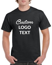 Personalized T-shirt Custom Logo, Text, Design, Unisex men's Heavy Cotton