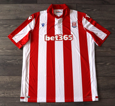 MEN'S 6XL STOKE CITY ENGLAND HOME FOOTBALL SHIRT 2019 2020 SOCCER JERSEY MACRON
