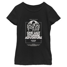 Girl's Stranger Things One Last Adventure Poster T-Shirt