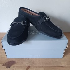 Vionic Salie Shoes Womens Size 5 M Black Suede Mule Loafer Flat NWB
