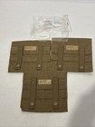 3 Molle  Eagle Industries Coyote Brown Side Plate Pocket Pouch SF Tan Military — photo 1