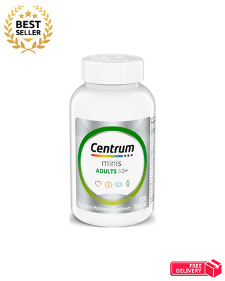 NEW Centrum Minis Silver Multivitamin for Adults 50 Plus 320 Count Tablets