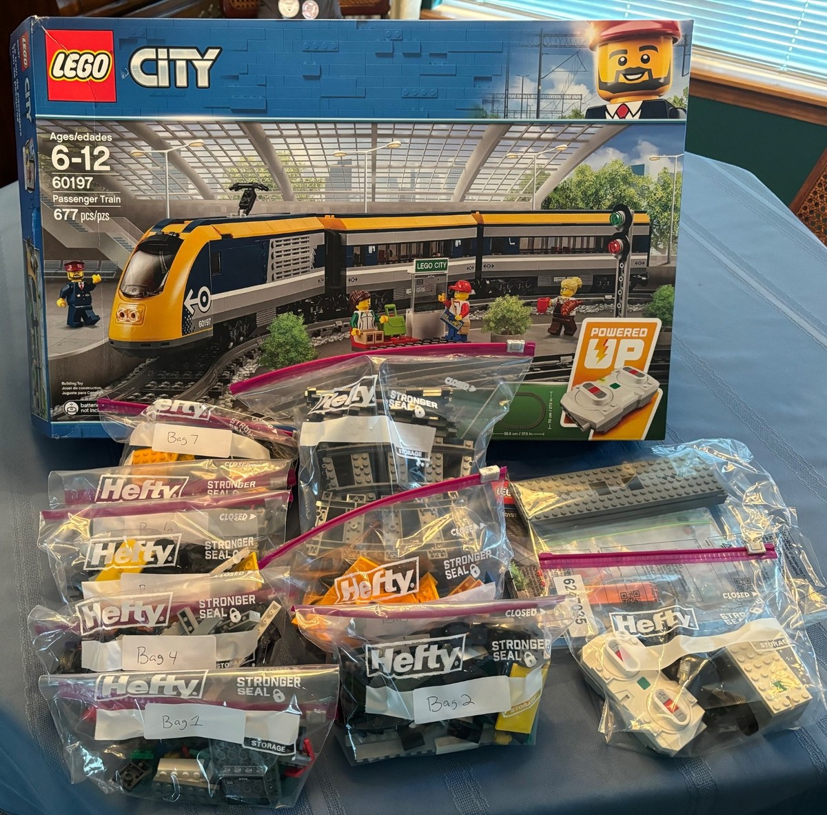 Lego City 60197 Passenger Train W/Power Functions Track Retired