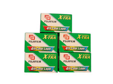 Lot of 5 Fujifilm Fujicolor Superia X-tra 4th Color Layer 12 Exposure 24x36mm