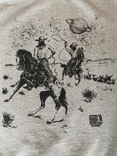 Vintage Inspired Levis Mens Small Space Cowboys Sweatshirt.