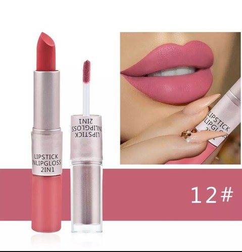 2 in 1 Matte Lips Gloss and Lipstick - Picture 12 of 12