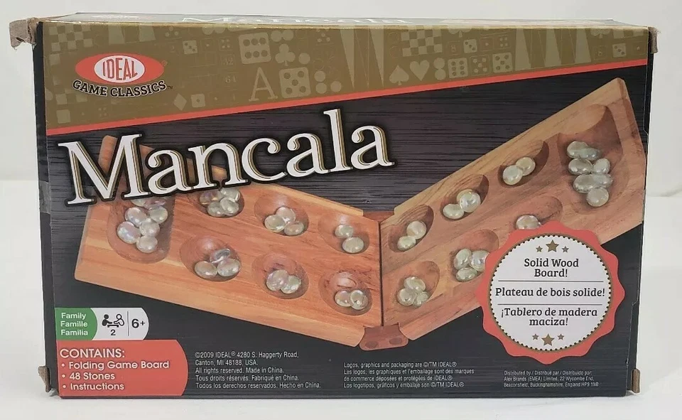 Ideal ~Classic Mancala Board Game~ NEW ~family board game~ boredom buster ~6+ - Image 4 of 4