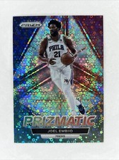 2022-23 Prizm JOEL EMBIID Prizmatic Silver Disco #19 Philadelphia 76ers