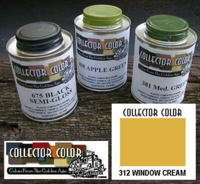 Collector Color Paint for Lionel Toy Train Restoration, 1/2 Pint Can