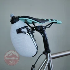 Saddle Bottle Cage Mount / TRI TT Triathlon Time Trial Behind Seat Rail Water 