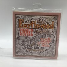 Ernie Ball 2003 Earthwood 80/20 Bronze Medium Light Guitar Strings Made In USA