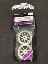Serpent Vintage RC Car Part  801827 White BBS Rims 26mm 2 
