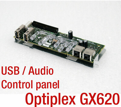 DELL OPTIPLEX I/O CONTROL PANEL BOARD SOUNDBOARD GX620 4xUSB AUDIO OUT C5708 NEW