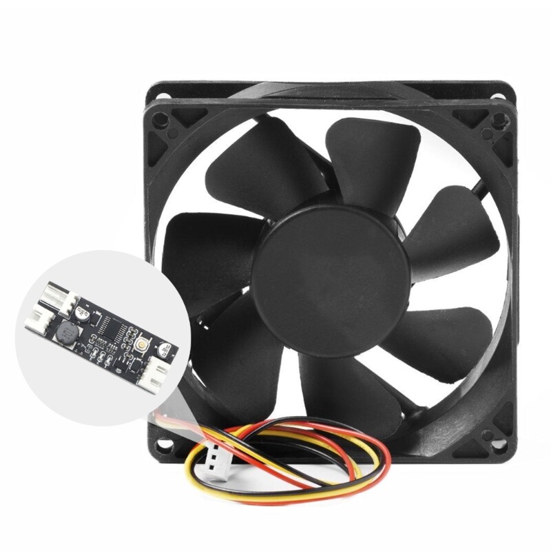 DC12V PWM Fan Speed Controller Single Channel Temperature Control