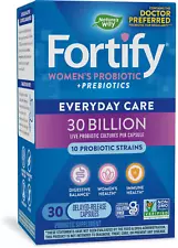 Nature's Way Fortify Probiotics for Women + Prebiotic, Digestive & Immune, 30ct
