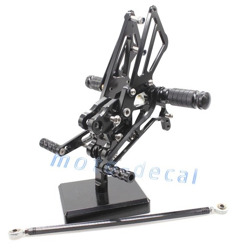 CNC Rearset Footrest Set For 2012-2020 2018 Ninja ZX14R Rear Pedals Shift Black - Picture 2 of 3