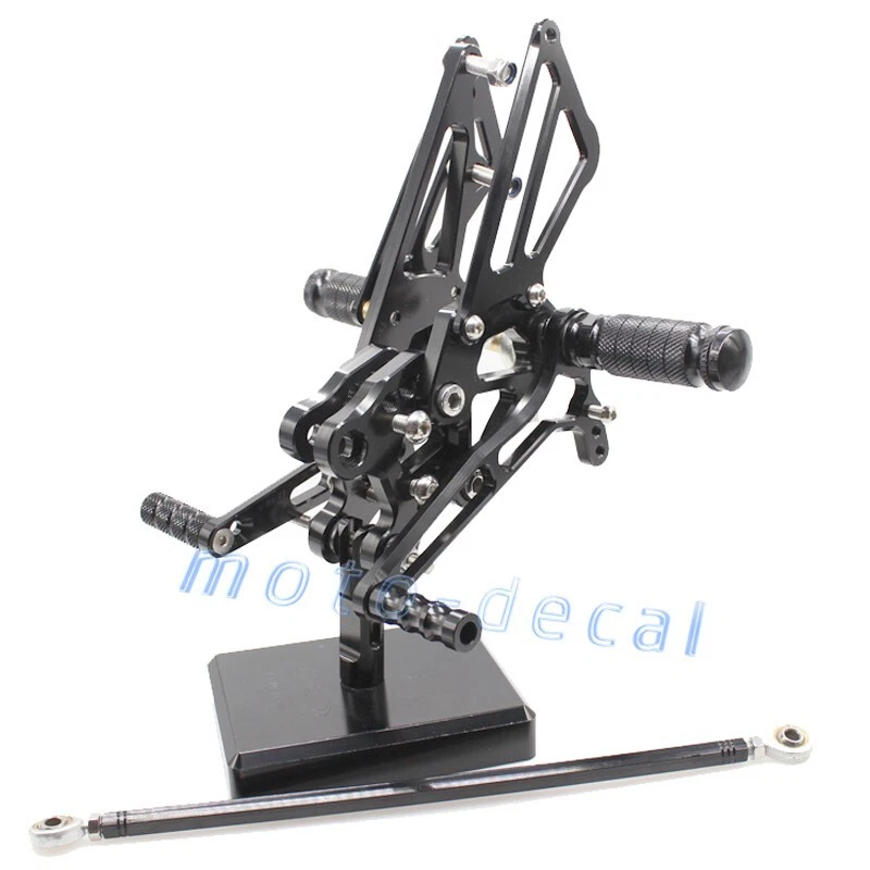CNC Rearset Footrest Set For 2012-2020 2019 Ninja ZX14R Rear Pedals Shift Black - Image 2 of 3