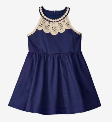 Lilly Pulitzer NWT Little Kinley Dress True Navy $98 Size 2