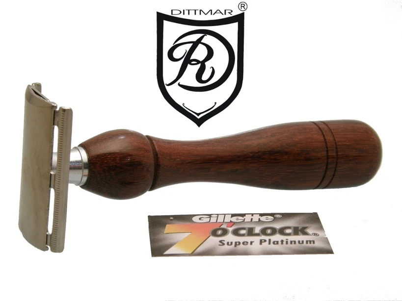 Hobel Dr. Dittmar Easy Rasierhobel Doppelklingen-Rasierer Rasierapparat Germany