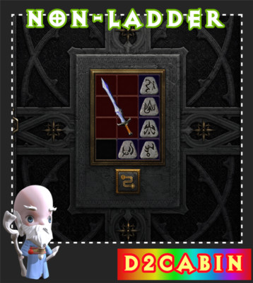 Diablo 2 D2R SC Non-Ladder Rune+Base Set Grief PC/SWITCH/PS