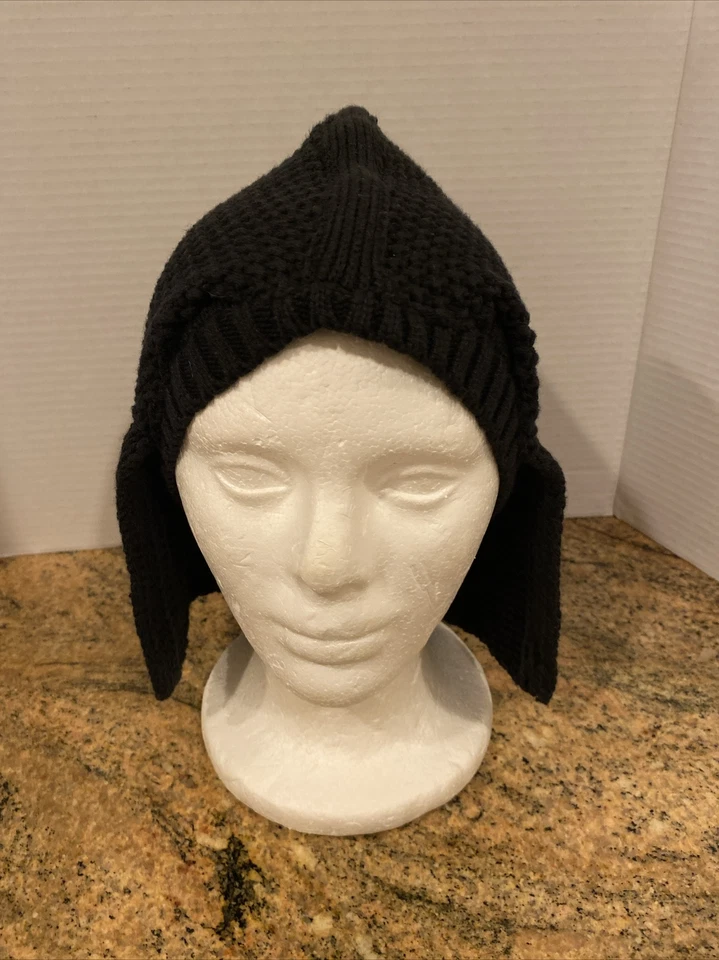 Sombrero Hanna Andersson Star Wars Tejido Forrado Negro Darth Vader Niño Talla Mediana Foto 2 de 4