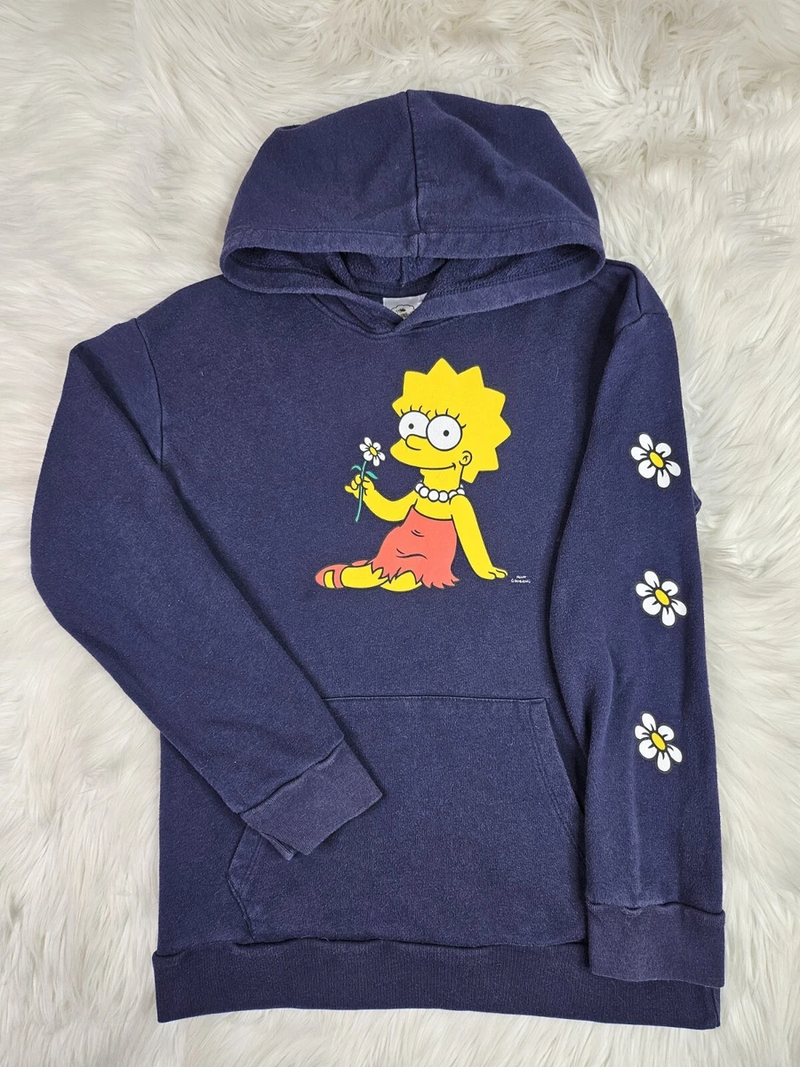 The Simpsons Lisa Simpson Mad Engine Pullover Hoodie Youth 2XL