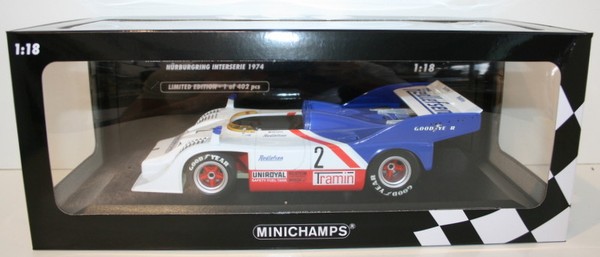 Minichamps 1/18 Scale Diecast - 155746502 - Porsche 917/10 Willi Kauhsen Racing-image