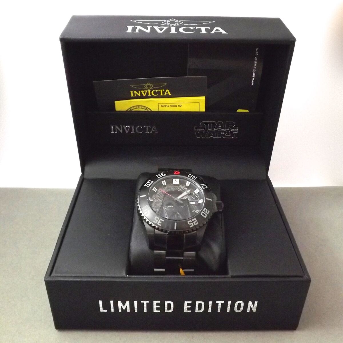Darth Vader Rare Invicta Limited Edition Star Wars no268 Darth Vader Rare Invicta Limited Edition Star Wars no268