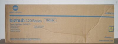 Konica Minolta TN318Y Yellow Yellow Toner for Bizhub C20 C20P PX X A0DK253 C