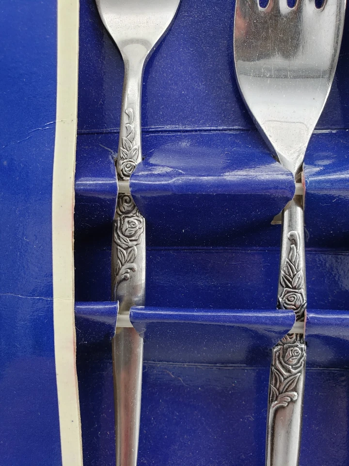 Винтажный сервиз столовых приборов для 8 (50 шт.) роз The Market Place - Изображение 2 из 4