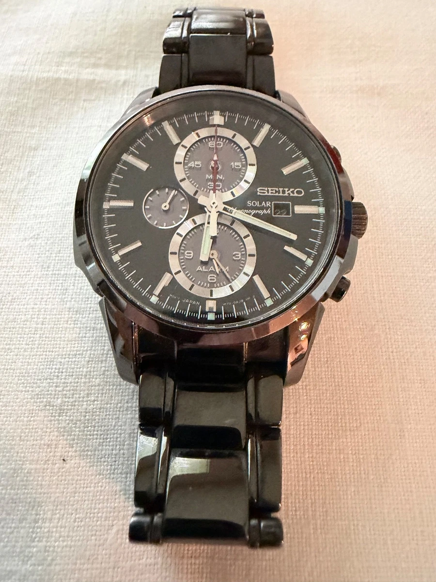 ⭐︎希少海外モデル⭐︎SEIKO CHRONOGRAPH SOLAR Seiko Solar Chronograph Watches for sale - eBay