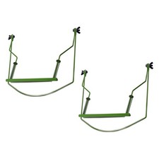 2Pcs Durable Green Metal Harmonica Holder Adjustable Neck Brace for Adults