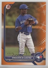 2022 Bowman Prospects Orange Border 11/25 Rikelvin De Castro #BP-25 1i3m