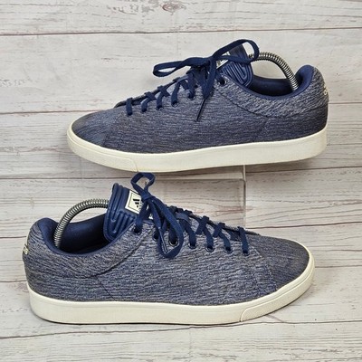 Adidas Adicross Men's Blue Heather Casual Golf Shoes US 9.5 Knit Spikeless