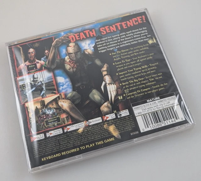 Sega Dreamcast - Typing of the Dead - Brand New Factory Sealed CASE FRESH - Image 2 of 4