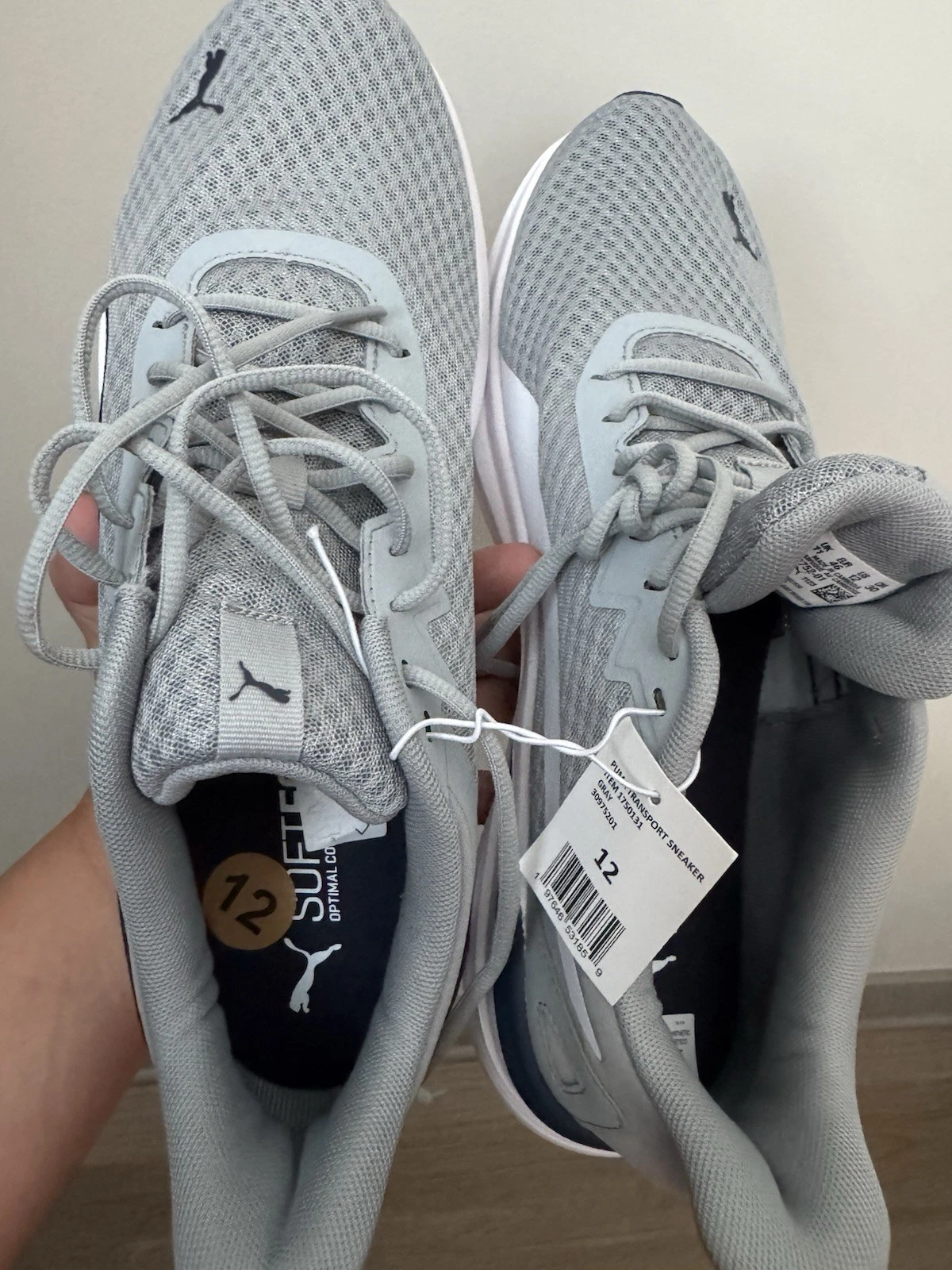 Puma Transport Running Scarpe Sneakers Sportive Uomo 309752 01 Grigio Bianco Blu