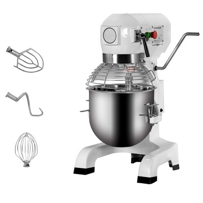GGM Gastro Planetenrührmaschine - 20 Liter - 750 Watt - inkl. 3 Rühraufsätze