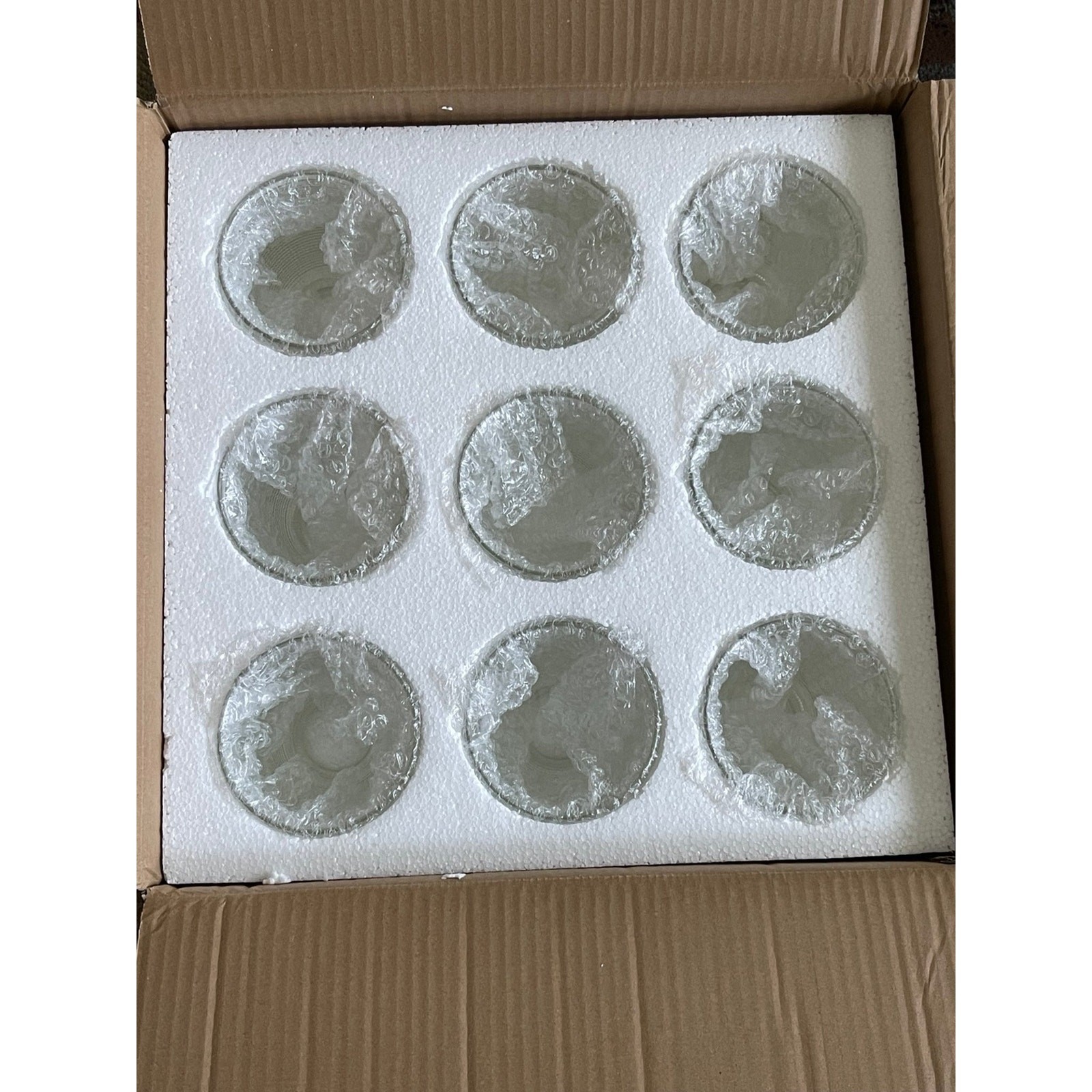 NIB Retisee 9 Pcs Ceiling Fan Light Covers Glass Shades